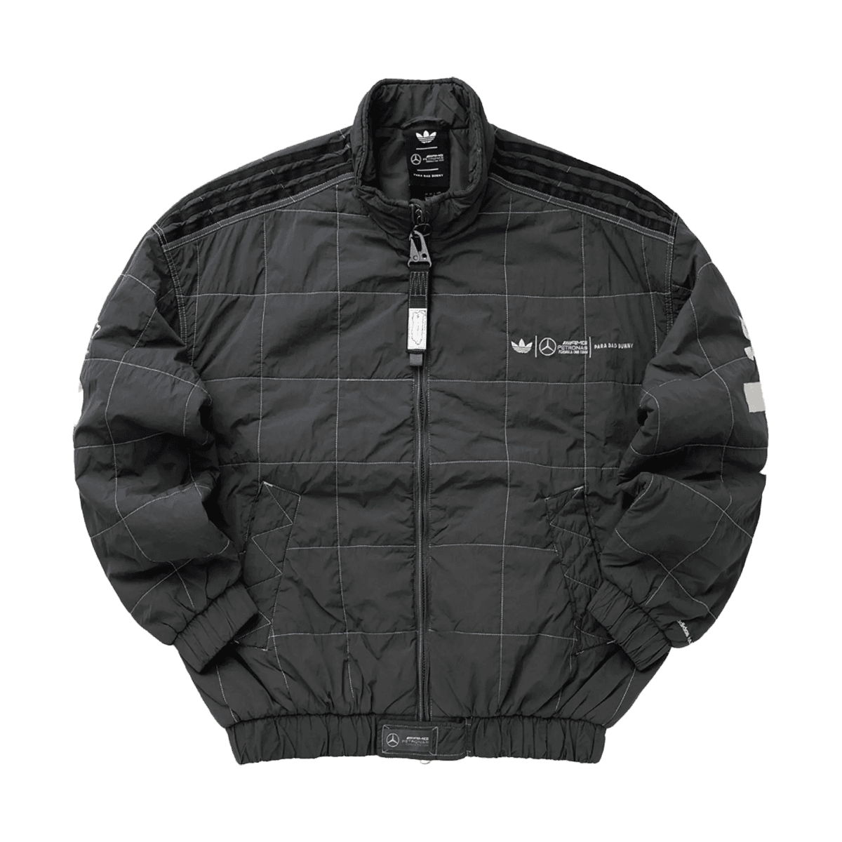 Bad Bunny x Mercedes AMG x adidas Racing Jacket 'Grey'