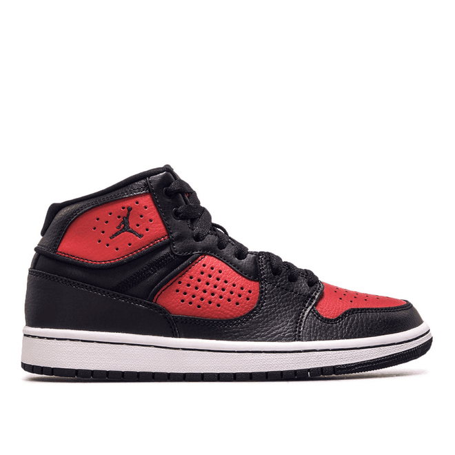 Damen Sneaker Access Black Red