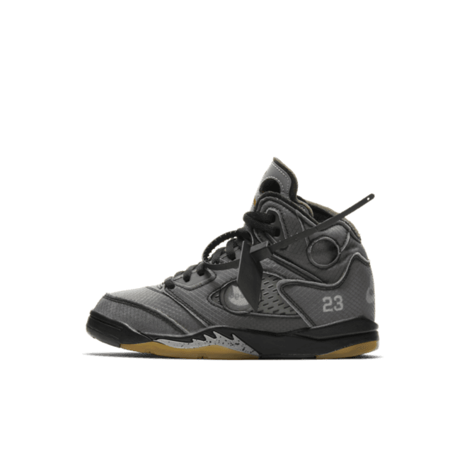 Off-White X Air Jordan 5 BP 'Black'