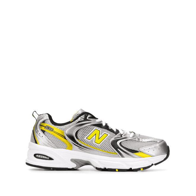 New Balance lace-up logo low-top