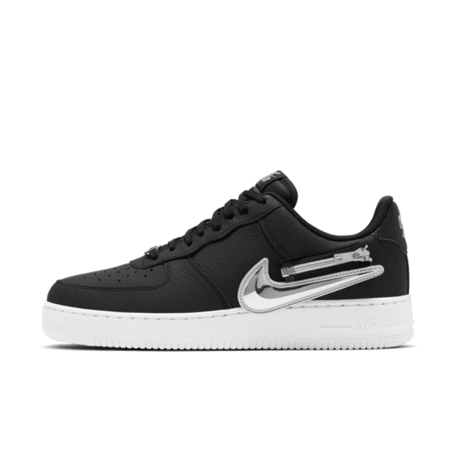 Nike Air Force 1 Zipper Swoosh 'Black'