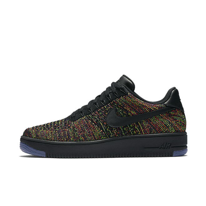 Nike Air Force 1 Low Flyknit Black Multi-Color