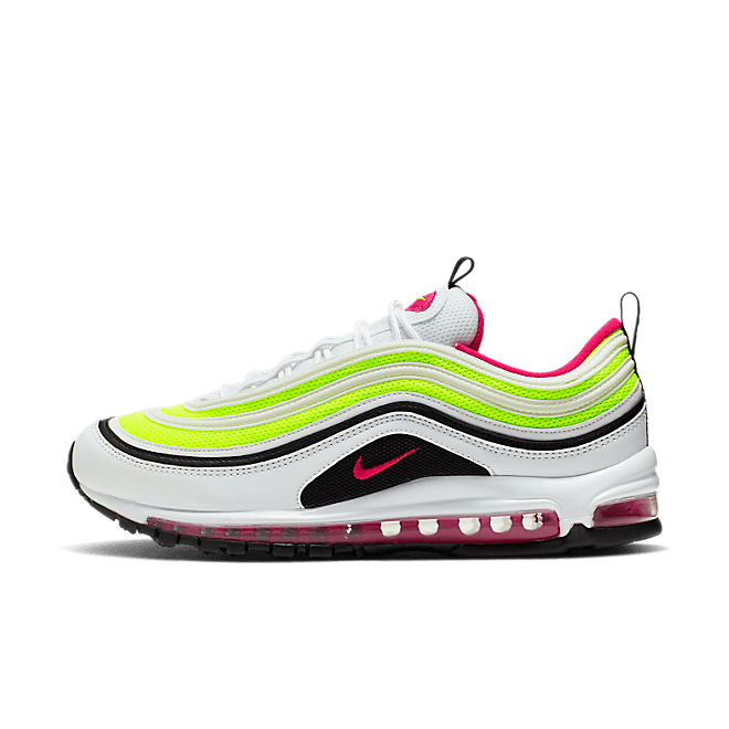 Nike Air Max 97 White Black Volt Rush Pink