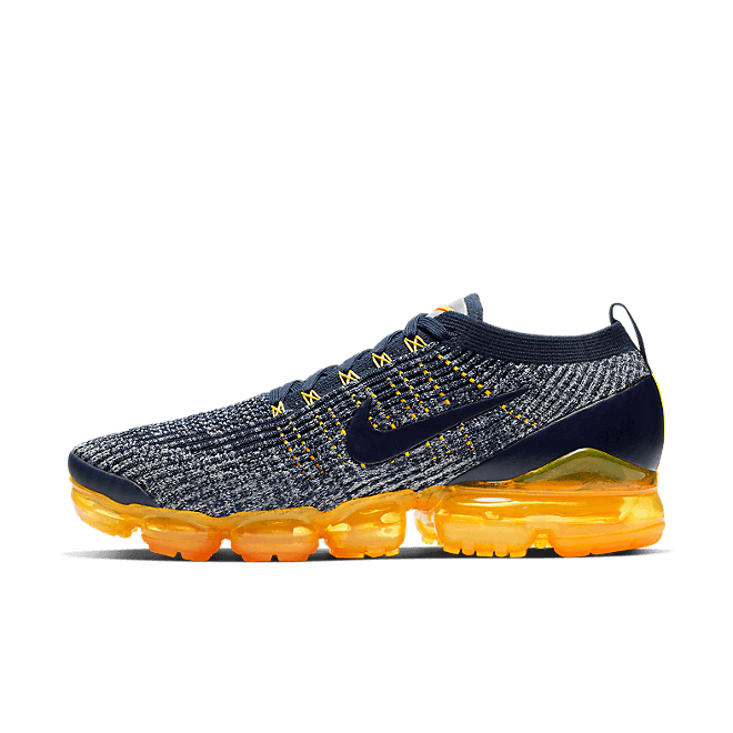Nike Vapormax Flyknit 3 College Navy Orange
