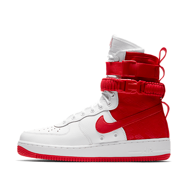 Nike SF Air Force 1 High White University Red