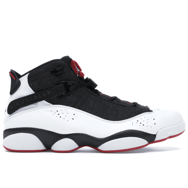 Jordan 6 Rings Black White Gym Red