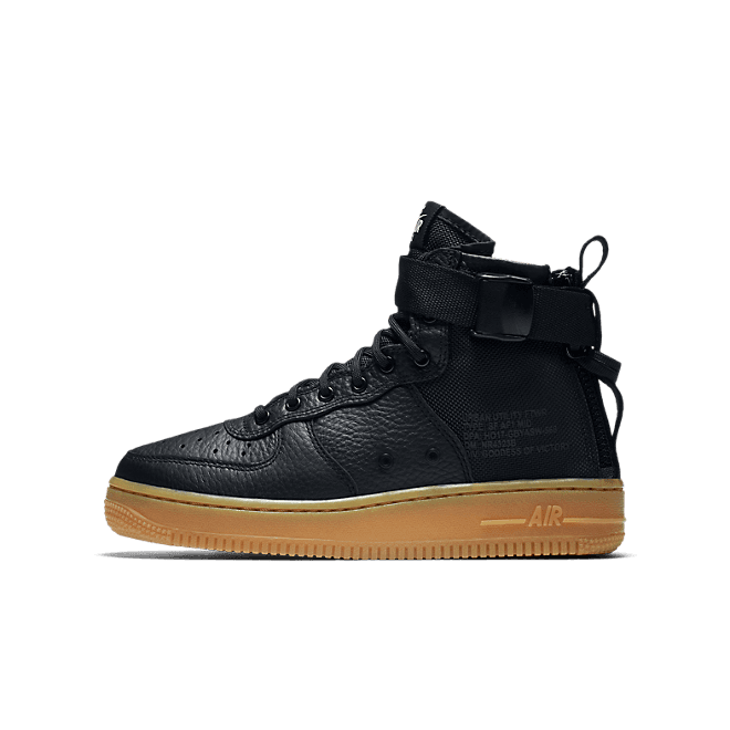 Nike SF Air Force 1 Mid Black Gum (GS)