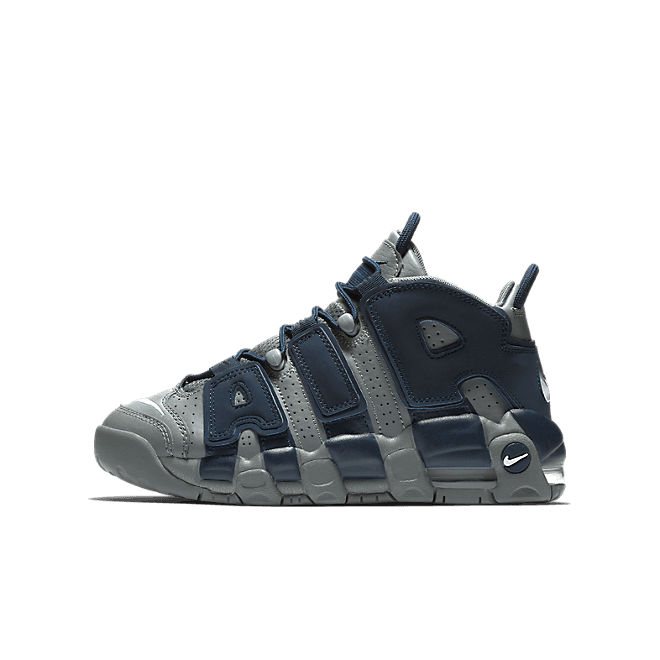 Nike Air More Uptempo 96 Cool Grey Midnight Navy (GS)