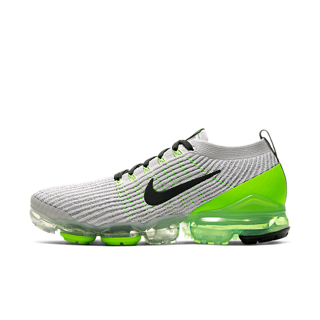 Nike Air VaporMax Flyknit 3 Vast Grey Electric Green