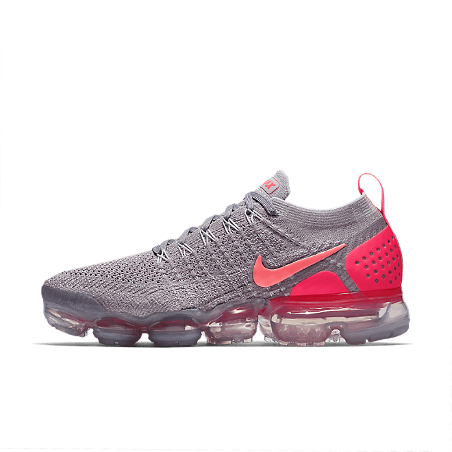 Nike Air VaporMax 2 Atmosphere Grey Crimson Pulse (W)