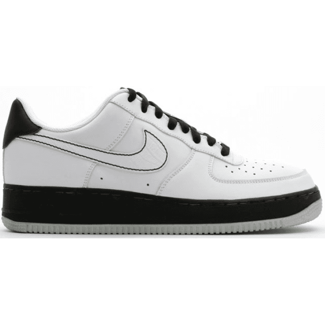 Nike Air Force 1 07 Low White Black Metallic Silver