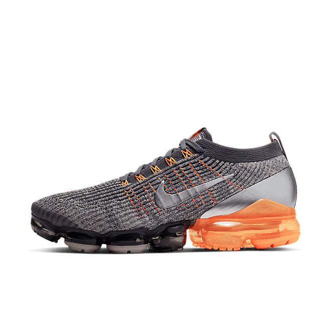 Nike Air VaporMax Flyknit 3 Dark Grey Total Orange