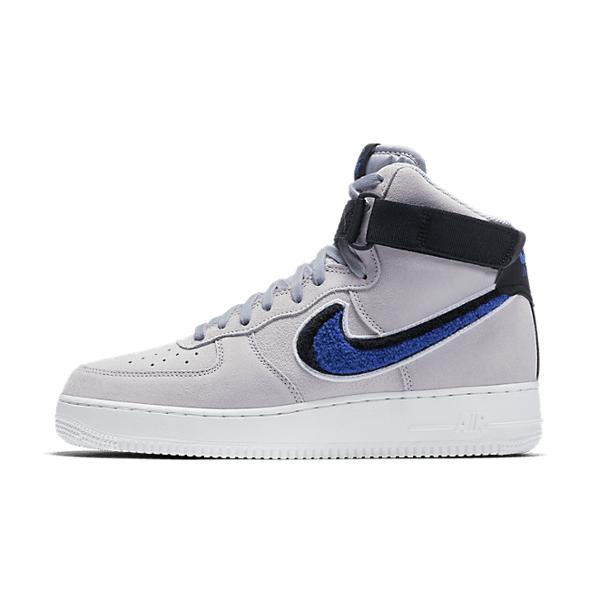 Nike Air Force 1 High Chenille Swoosh Wolf Grey