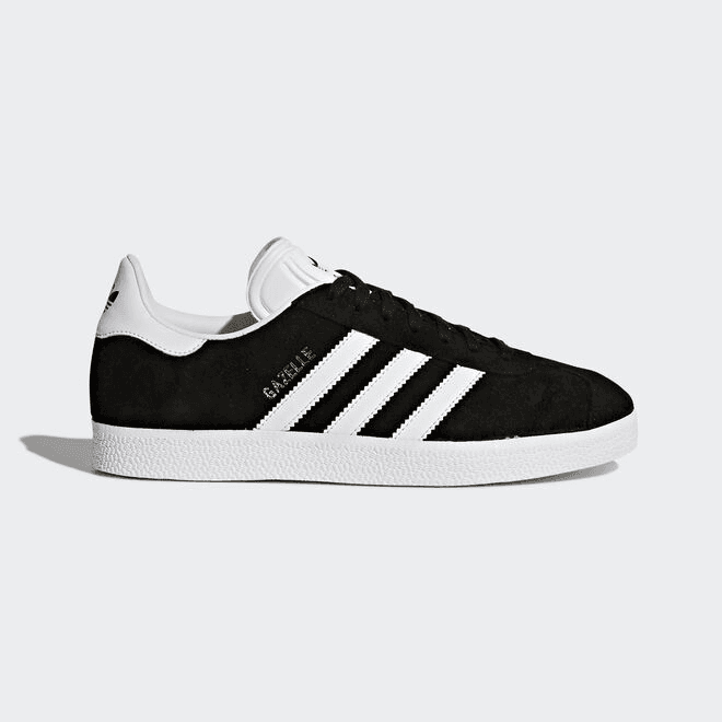 adidas Gazelle Black White-Gold Metallic (W)