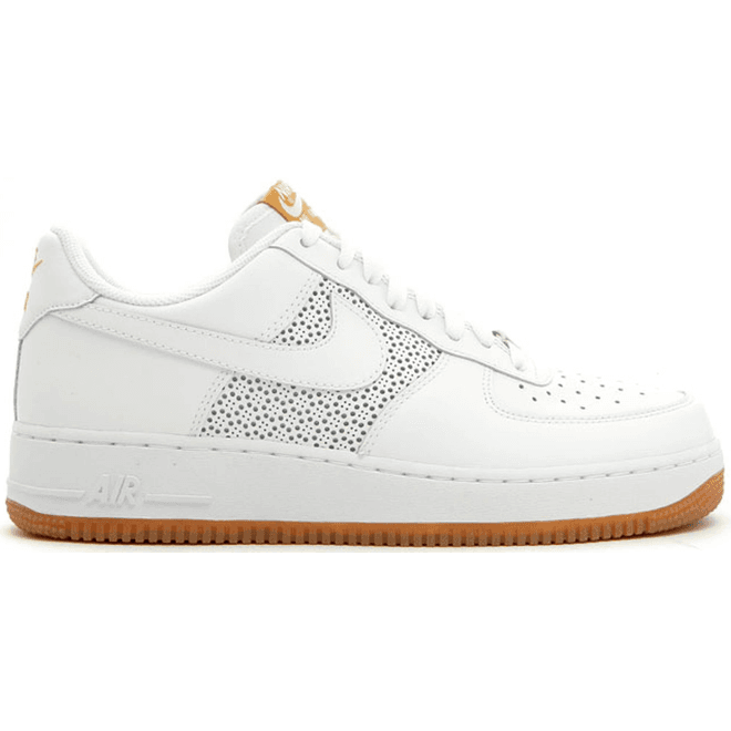 Nike Air Force 1 Low Perforated Sidepanels White Gum