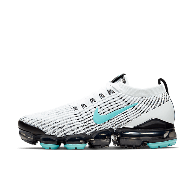 Nike W Air Vapormax Flyknit 3 White/ Aurora Green-Black-Metallic Silver