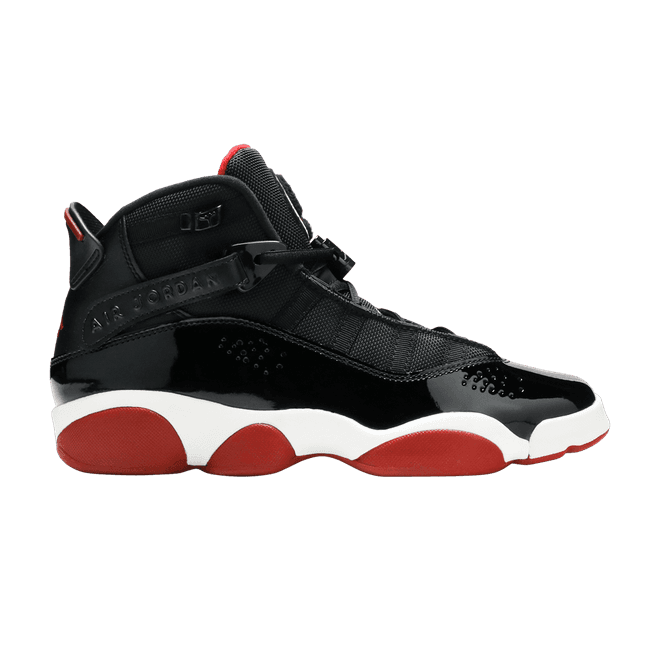 Jordan 6 Rings Black Varsity Red (GS)