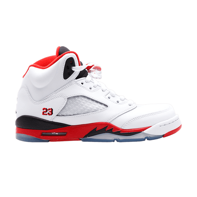 Jordan 5 Retro Fire Red Black Tongue 2013 (GS)