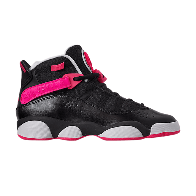 Jordan 6 Rings Black Hyper Pink White (GS)
