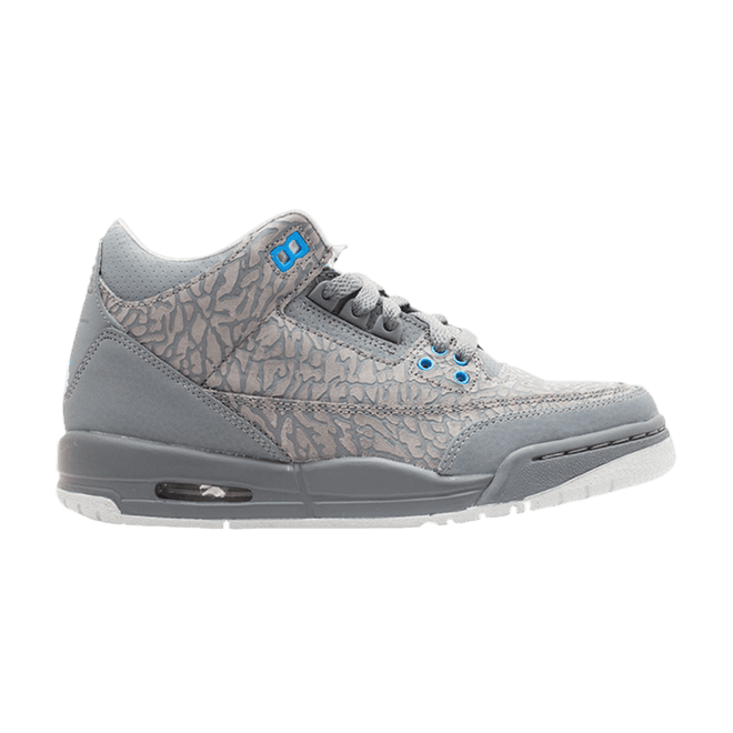 Jordan 3 Retro Flip Cool Grey Blue Glow (GS)