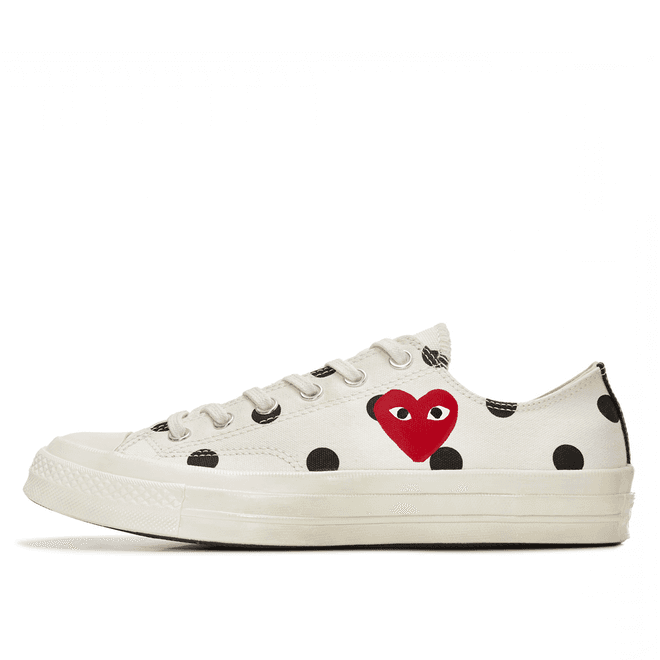 Chuck Taylor All-Star 70s Ox Comme des Garcons CDG Polka Dot White