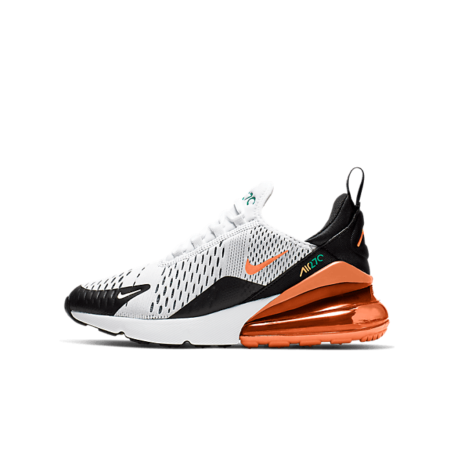 Nike Air Max 270 (GS) White/ Turf Orange-Stadium Green-Black