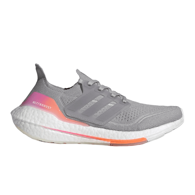 adidas Ultra Boost 21 Grey Screaming Orange (W)