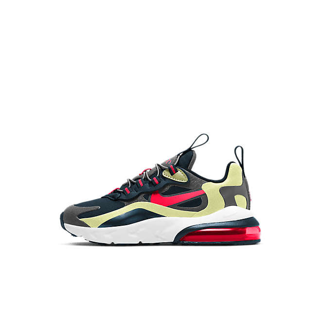 Nike Air Max 270 React Iron Grey Bright Crimson (PS)