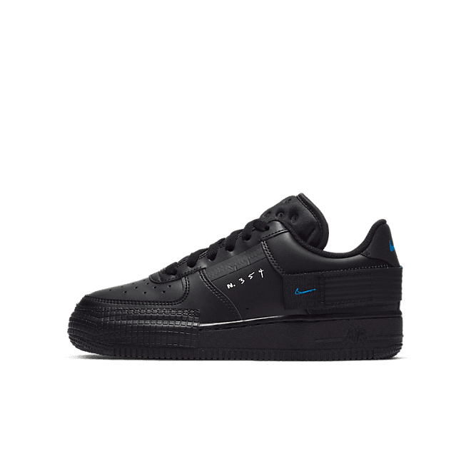 Nike Air Force 1 Type Black Photo Blue (GS)