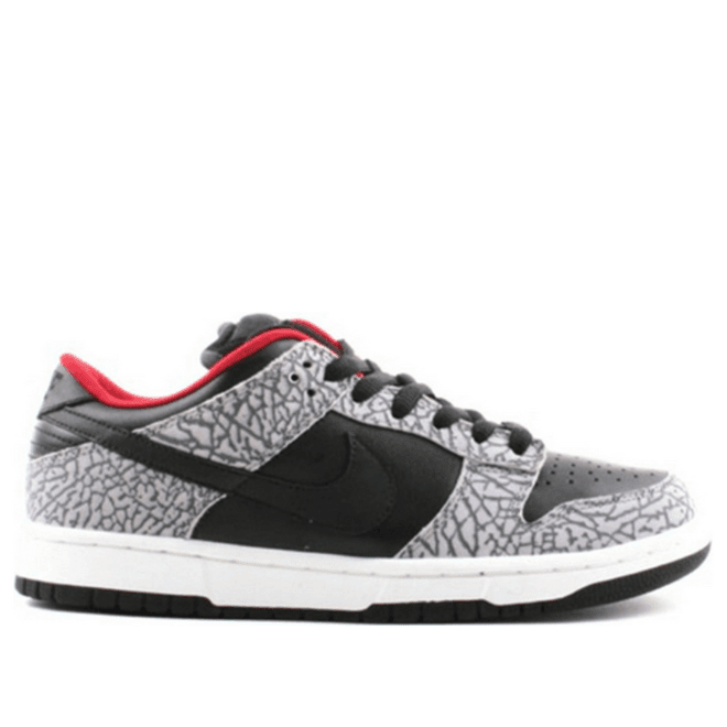 Nike Supreme x Dunk Low Pro SB 'Black Cement' Black/Black-Cement Grey
