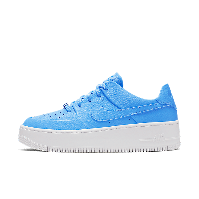 Womens Nike Air Force 1 Sage Low 'University Blue' University Blue/University Blue WMNS