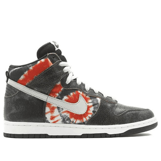 Nike HUF x Dunk High Pro SB 'Tie-Dye' White/Neutral Grey-Black