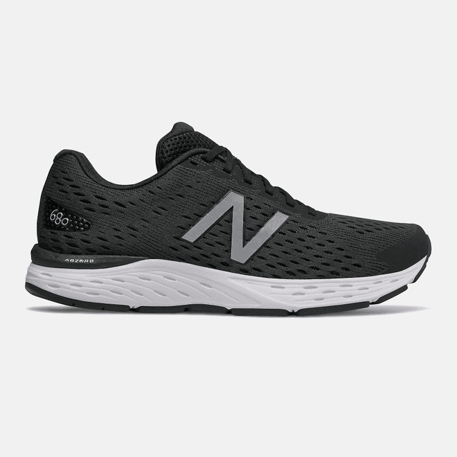 New Balance 680v6 - Black Met Silver Metallic En White