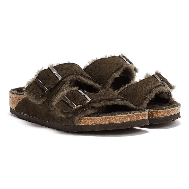 Birkenstock Arizona Shearling Unisex Mocca Slippers