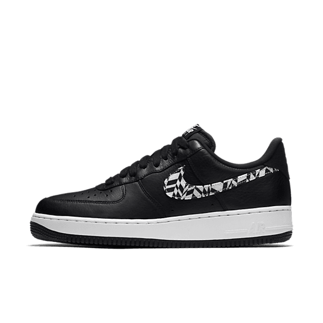 Nike Air Force 1 Funky Pattern 'Black'