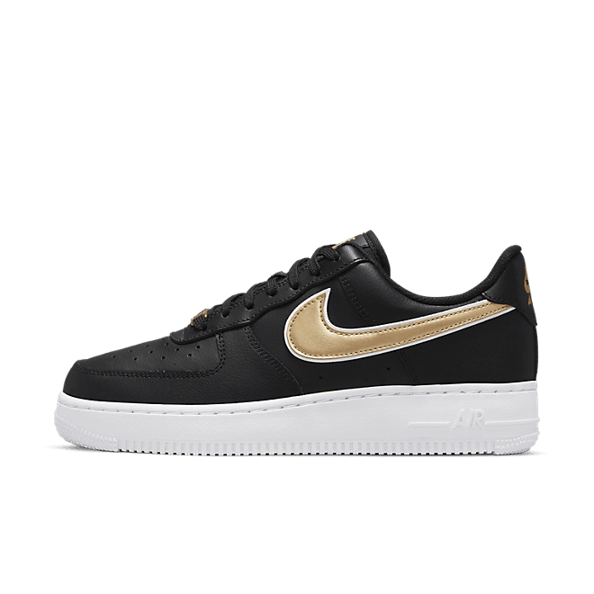 Nike Air Force 1 Low '07 Essential Black Metallic Gold (W)