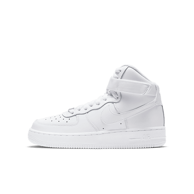 Nike Air Force 1 High LE Triple White (GS)