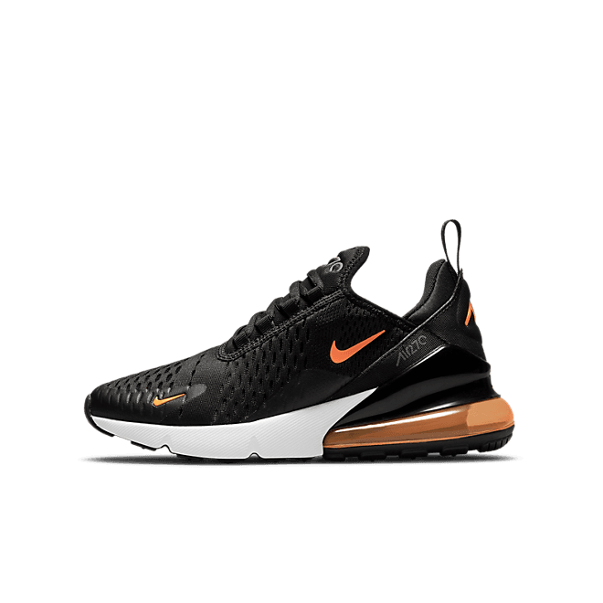 Nike Air Max 270 Black Total Orange (GS)