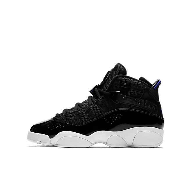 Kids Nike Jordan 6 Rings'Black Blue' GS Black/Blue Big Kids Basketball 