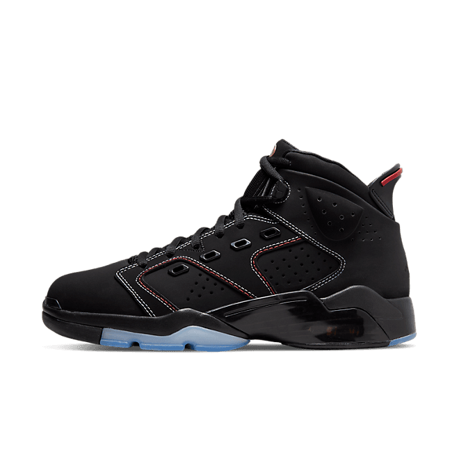 Jordan 6-17-23 Black White Red Contrast Stitching
