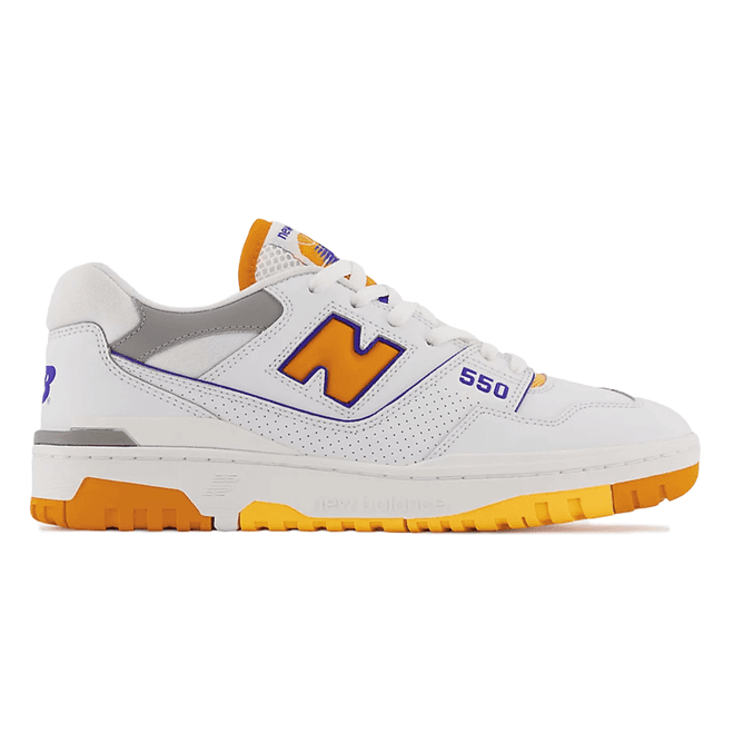 New Balance 550 White Vibrant Orange