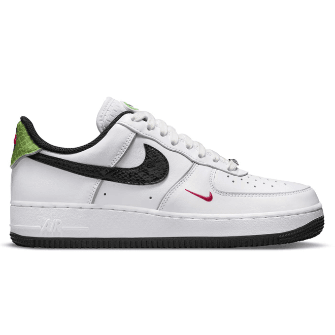 Nike Air Force 1 Low '07 Just Do It Snakeskin White Black (W)