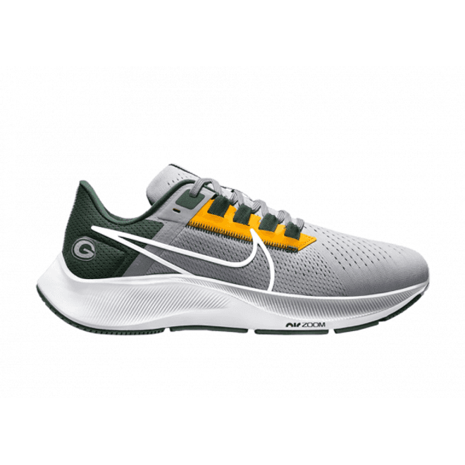 Nike Air Zoom Pegasus 38 Green Bay Packers Grey