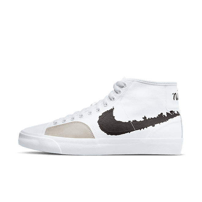 Nike SB Skateboard Blazer Court Mid PRM WHITE