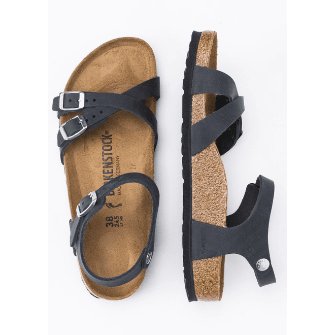 Sandalen für Damen Schwarz Birkenstock Kumba FL