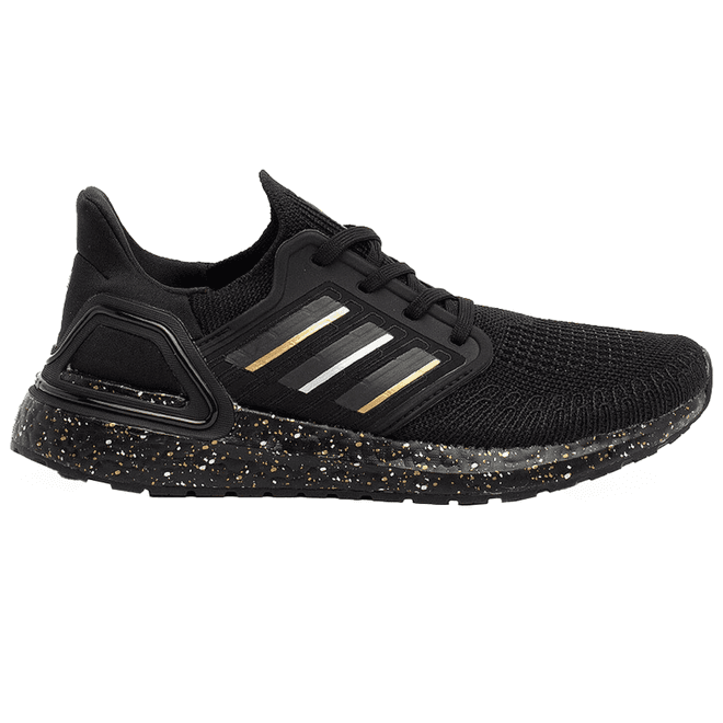 adidas Ultra Boost 20 Black Gold Metallic Silver (W)