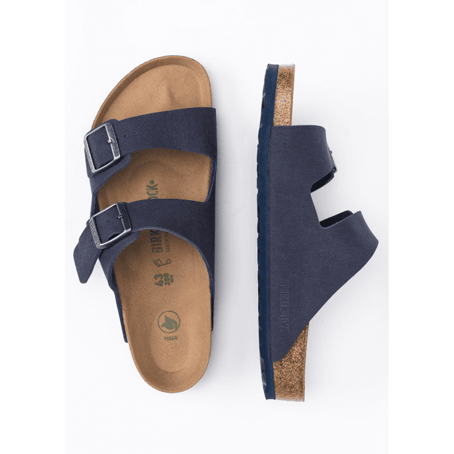 Herren Pantoletten Dunkelblau BIRKENSTOCK ARIZONA SYN VEG