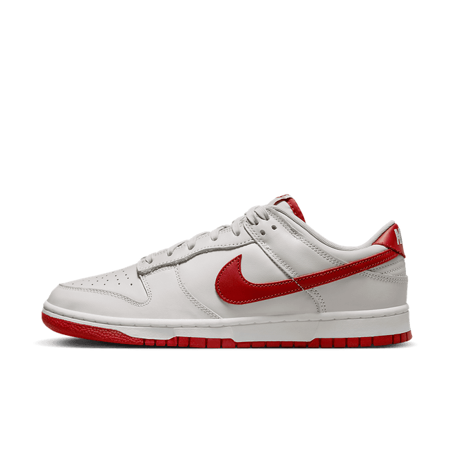Nike Dunk Low Vast Grey Varsity Red