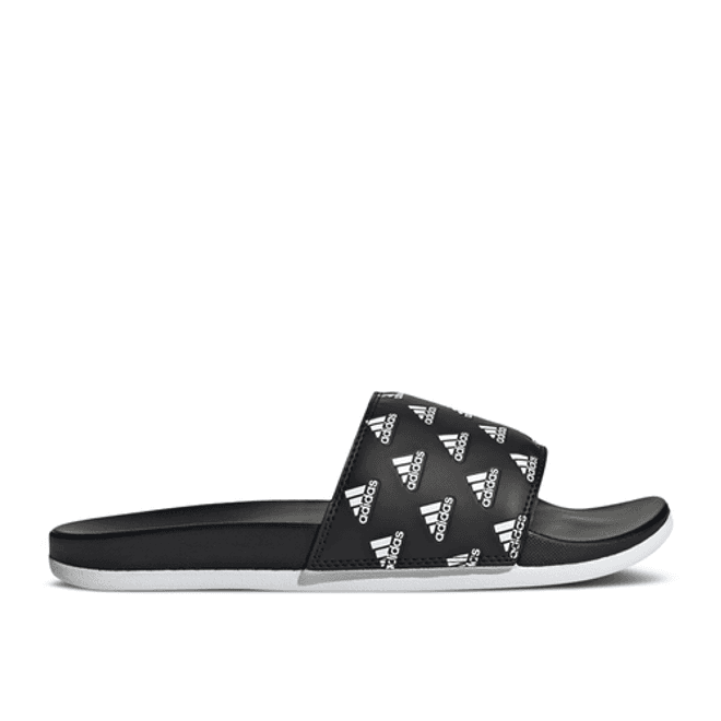 adidas Adilette Comfort Slide 'Repeat Logo - Black'
