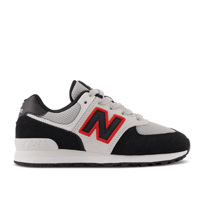 New Balance 574 Little Kid 'Black Nimbus Cloud Red'